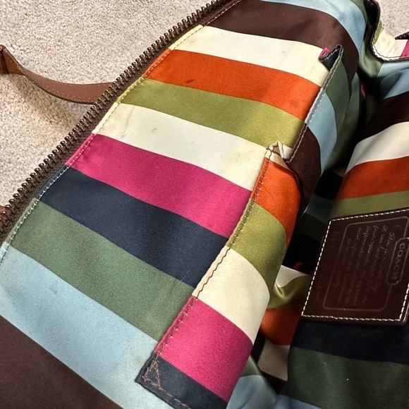 Coach Legacy Luci Dome Satchel Brown Leather Women's‎ Handbag Medium - Picture 9 of 16